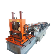 automatic c z shaped purlin roll forming machine with gear box
